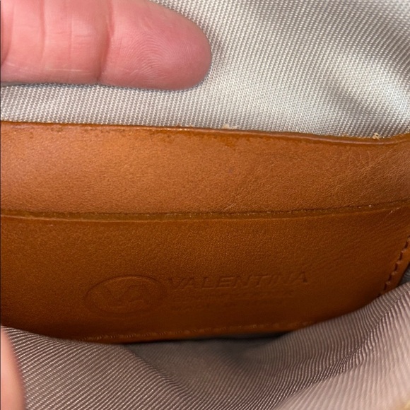 Valentina NWOT Olive Green Leather Crossbody Shoulder bag phone case purse - Picture 7 of 7